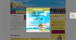 Desktop Screenshot of calimera.reisedirekt.de