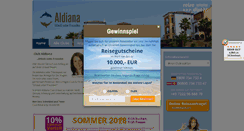 Desktop Screenshot of aldiana.reisedirekt.de