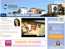 Tablet Screenshot of aldiana.reisedirekt.de